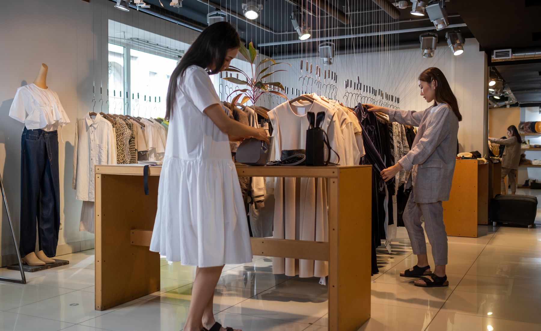 Inside the studio store